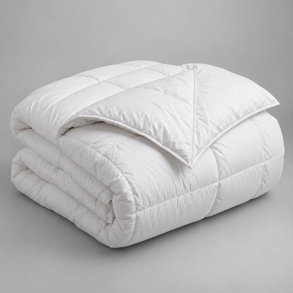 Winterdecke Daune 200x200 cm – originale Detailansicht