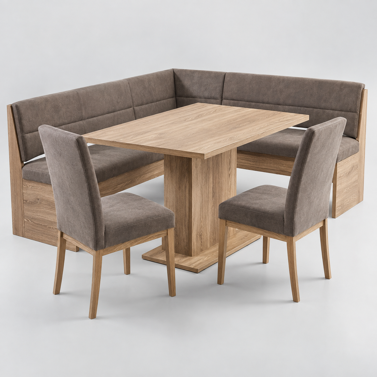 Esszimmer-Vitrine Massivholz 150 cm – originale Detailansicht