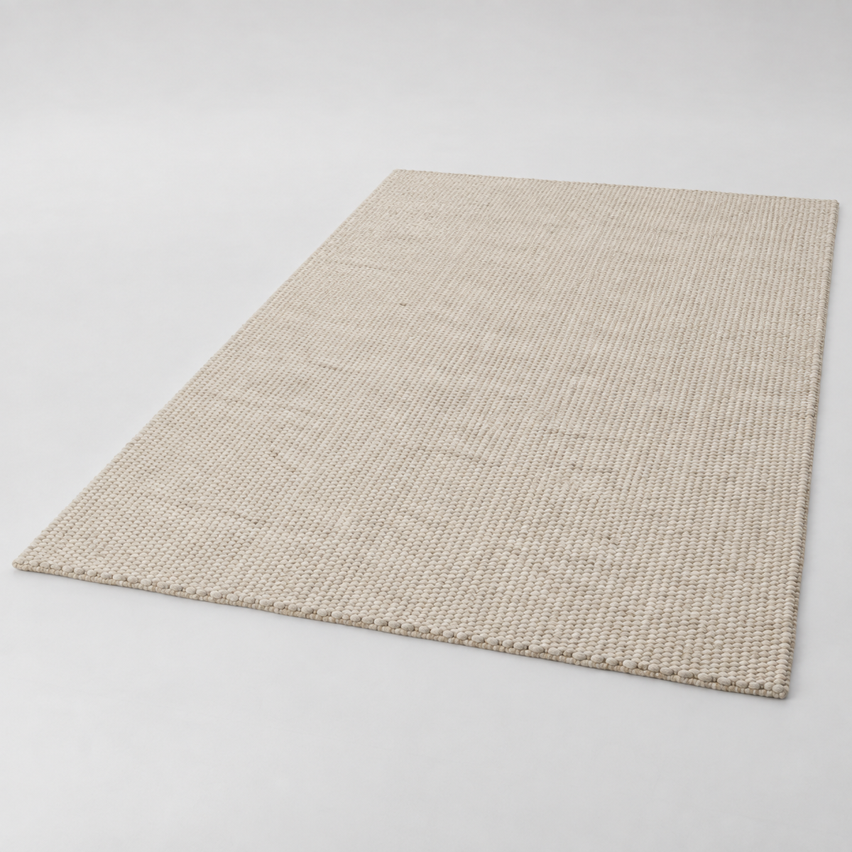 Wollteppich mit Fransen 200x300 cm – originale Detailansicht